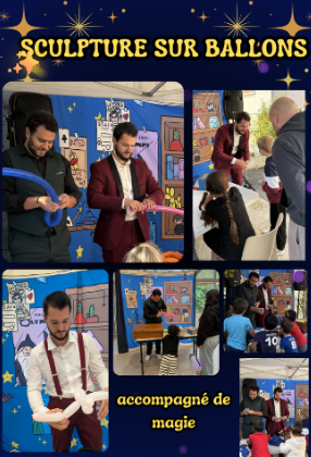 Sculpture sur ballons